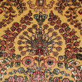 Hereke Prayer Hand Knotted Gold & Silk Rug