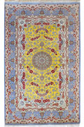 Kum Medallion Hand Knotted Silk Rug