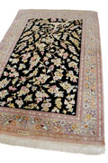 Kum Signed Tree of Life Hand Knotted Silk Rug