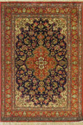 Kum Medallion Hand Knotted Silk Rug