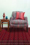 Afghan Traditional Geometric Rugs 2823 Red
