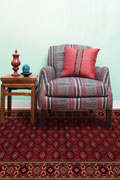 Afghan Traditional Geometric Rugs 344 Red