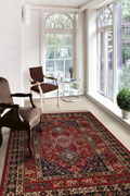 Afghan Traditional Medallion Rugs 4338 Red