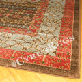 Chicago Traditional Medallion Rug 420A Brown Blue