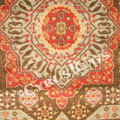 Chicago Traditional Medallion Rug 420A Brown Blue