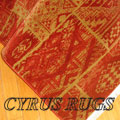 Dallas Traditional Geometric Rug 7548B Tile Red Tile Red