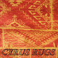 Dallas Traditional Geometric Rug 7548B Tile Red Tile Red