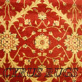 Dallas Traditional Trellis Rug 7707G Red Black