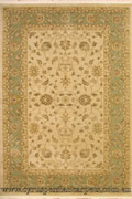 Dallas Traditional Floral Rug 7709H Cream Green