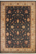 Dallas Traditional Floral Rug 7982D D. Grey Cream