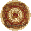 First Class Wool Traditional Medallion Rug 294-1659