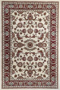 Gianni Traditional Border Rugs 500 Cream Red