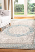 Loren Traditional Medallion Rugs E365A-L.Grey-Cream