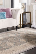 Loren Traditional Medallion Rugs E366A L.Grey Bone