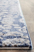 Loren Traditional Floral Rugs E381A L.Blue L.Blue