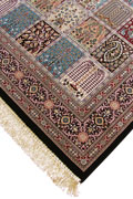 Melbourne Traditional Square Pattern Rugs 87214 D. Blue