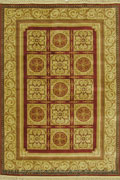 Mosaic Traditional Square Pattern Rug 311-49C