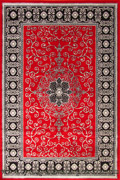 Royal Traditional Medallion Rug 7224B Red Black