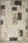 Royal Traditional Floral Rug 7295A White L Gray