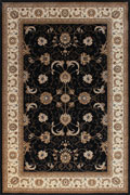 San Diego Traditional Oriental Rugs 2117A Black Cream