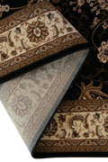 San Diego Traditional Oriental Rugs 2117A Black Cream