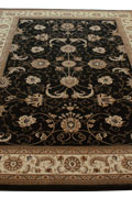 San Diego Traditional Oriental Rugs 2117A Black Cream