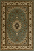 San Diego Traditional Medallion Rugs 2222A Blue Blue