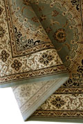 San Diego Traditional Medallion Rugs 2222A Blue Blue