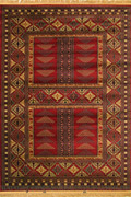 Sicily Traditional Geometric Rug 1825-0 Red