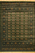 Sicily Traditional Oriental Rug 1841 D. Green D. Green