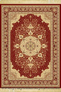 Sydney Traditional Medallion Rugs 7014A Bordeaux Bordeaux