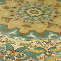 Sydney Classic Floral Medallion Rugs 7016A Blue Cream