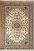 Tehran Traditional Medallion Rug 750201 Cream