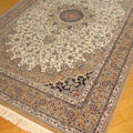 Tehran Traditional Medallion Rug 750201 Cream