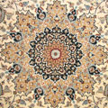 Tehran Traditional Medallion Rug 750201 Cream