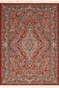 Tehran Traditional Medallion Rug 85122 Red