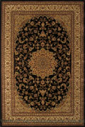 Venetian Traditional Medallion Rug 6971A Black