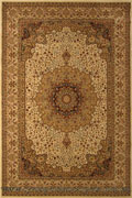 Venetian Traditional Floral Medallion Rug 8582A Cream