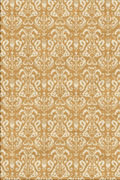 Vintage Abstract Modern Rugs HB292 Yellow Cotton