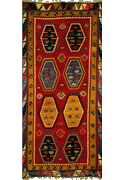 Turkish Hand Woven Wool Kilim (Size 327 x 158cm)