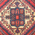 Afshar Hand Knotted Medallion Wool Rug
