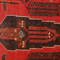 Baluch Hand Knotted Geometric Wool Rug
