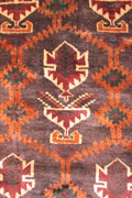 Baluch Hand Knotted Geometric Wool Rug