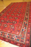 Baluch Hand Knotted Geometric Wool Rug