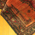 Baluch Hand Knotted Geometric Wool Rug