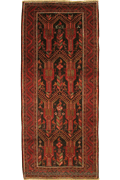 Baluch Hand Knotted Geometric Wool Rug
