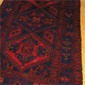 Hamedan Hand Knotted Wool Rug (Size 212 x 133cm)