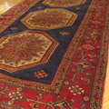 Hamedan Hand Knotted Wool Rug (Size 227 x 137cm)