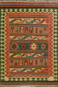 Persian Hand Woven Wool Kilim (Size 240 x 145cm)