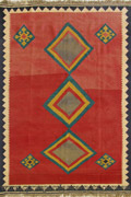 Persian Hand Woven Wool Kilim (Size 246 x 153cm)